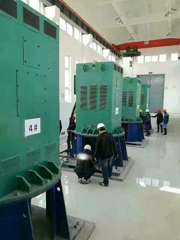 YKK5602-6某污水处理厂使用我厂的立式高压电机安装现场质量怎么样